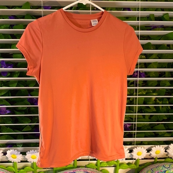 Reebok pumpkin top with ivory piping - Picture 1 of 4